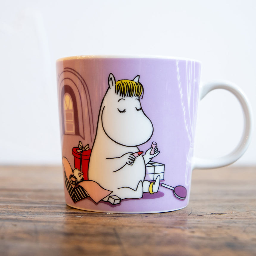 ARABIA/アラビア 　Moomin　ムーミン マグ 300ml 　フローレン　ライラック