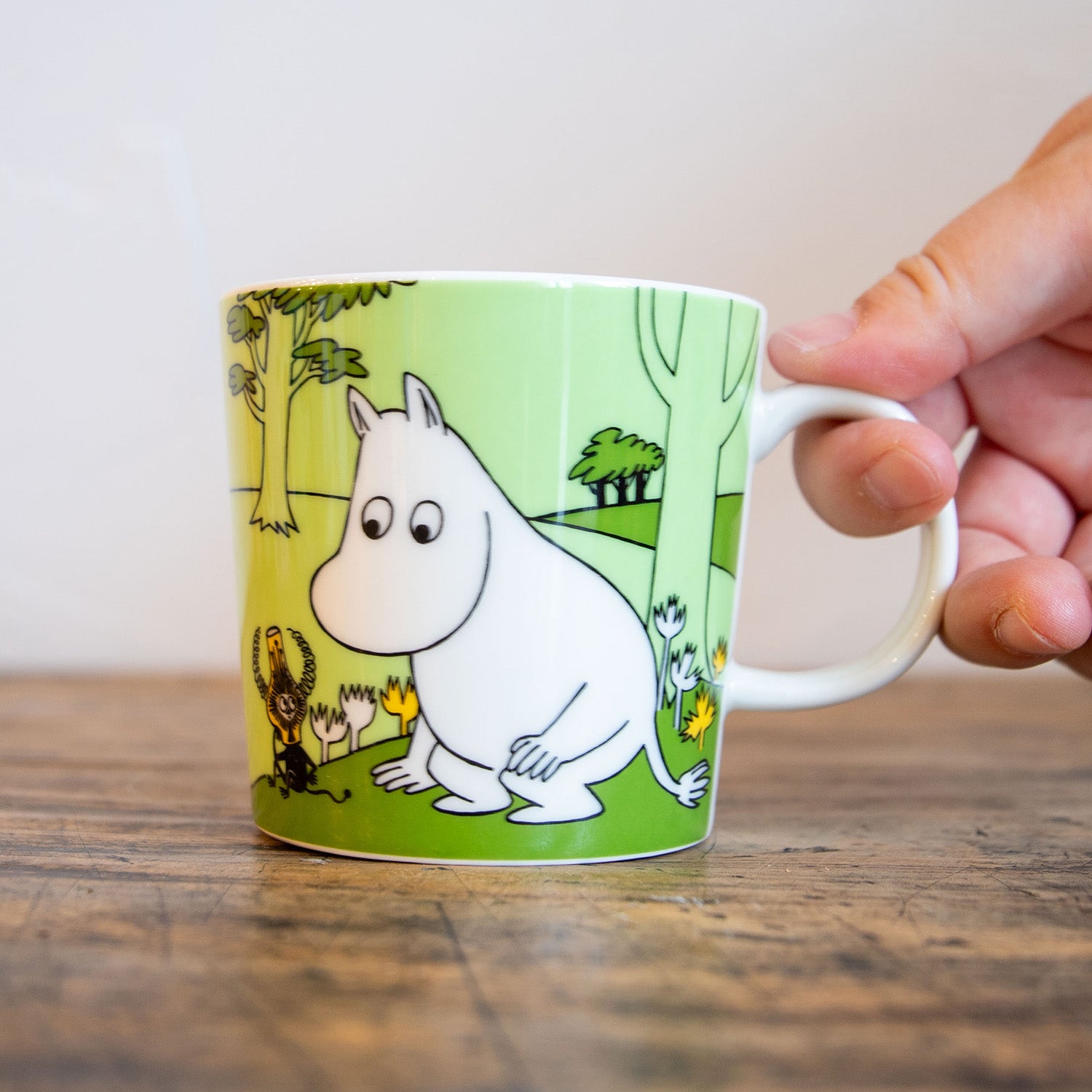 ARABIA/アラビア Moomin ムーミン マグ 300ml ムーミン グリーン