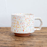 CHIPS/チップス　stack mug WHITE-ORANGE 美濃焼