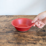 CHIPS/チップス　bowl MATTE RED 美濃焼