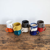 CHIPS/チップス　stack mug BLACK-WHITE 美濃焼