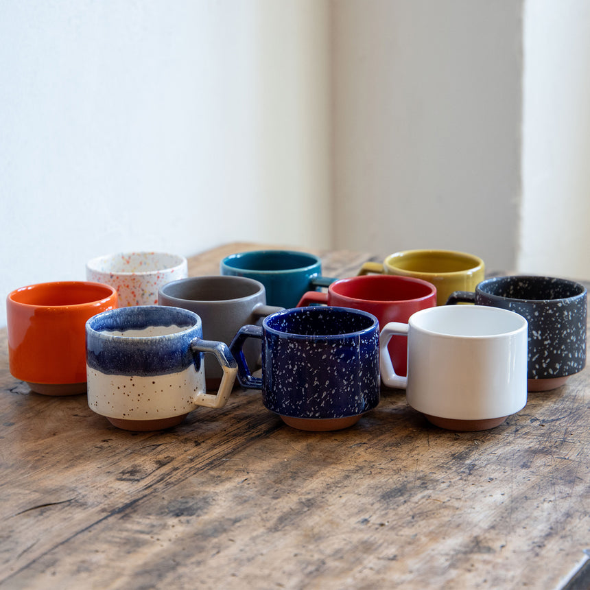 CHIPS/チップス　stack mug NAVY-WHITE 美濃焼