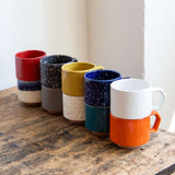 CHIPS/チップス　stack mug DARK GREEN 美濃焼