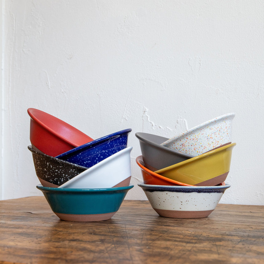CHIPS/チップス　bowl　MAT red　美濃焼