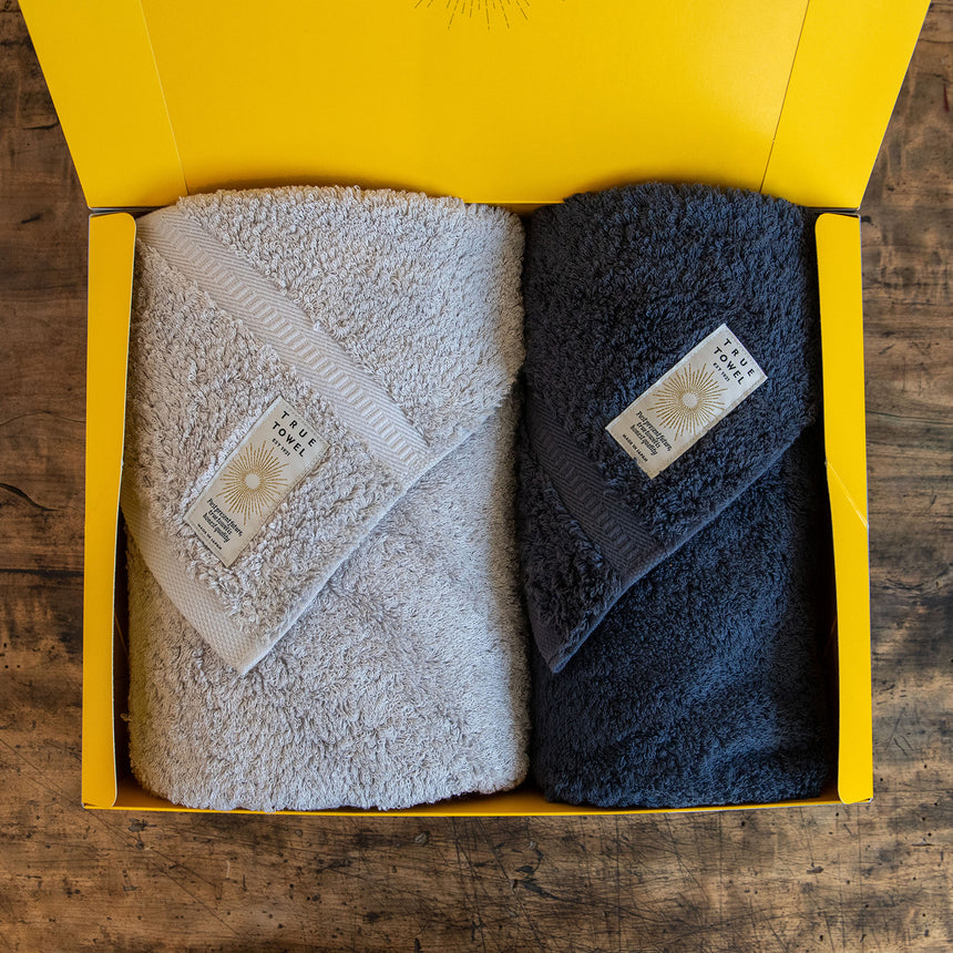 TRUE TOWEL/トゥルータオル　classic HOTEL プチバスタオル＋フェイスタオル セット