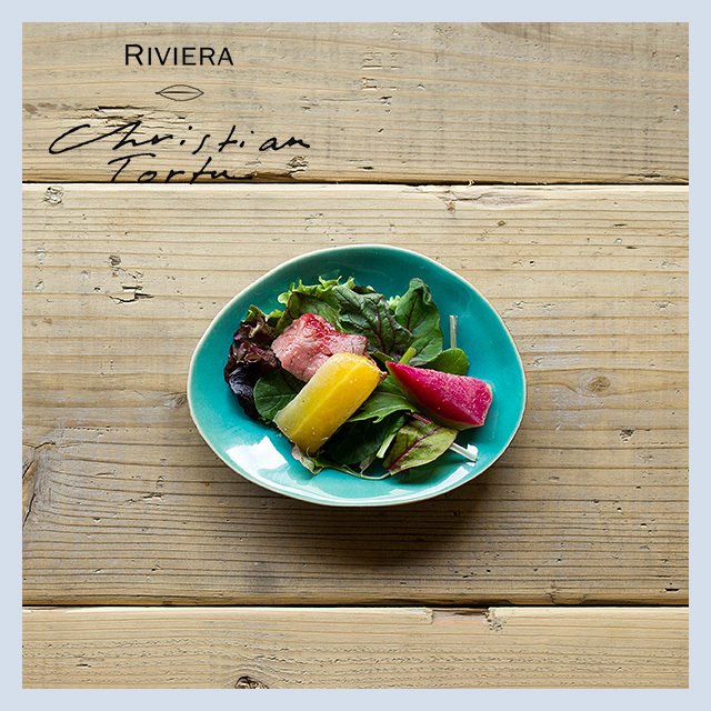 Riviera/リヴィエラ  ブレッドプレート 16cm  アズール