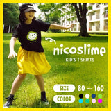 ニコノマニマニ雑貨店　nicoslime ニコスライム キッズTシャツ