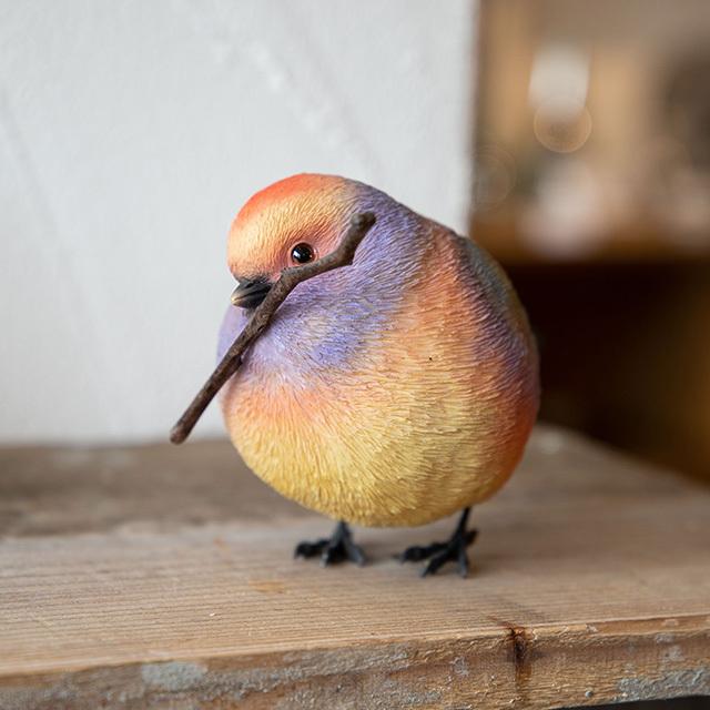 BIRDIE BILL WHITE-BROWED TIT　リアルな生き物マグネット バーディビル フジイロムシクイ