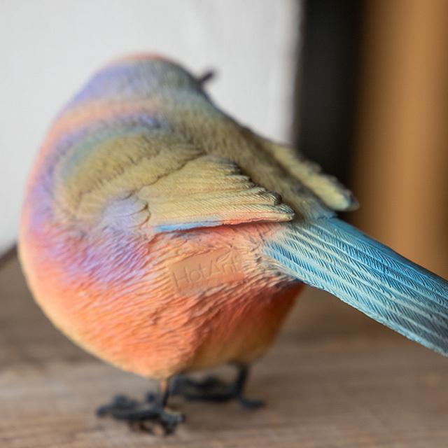 BIRDIE BILL WHITE-BROWED TIT　リアルな生き物マグネット バーディビル フジイロムシクイ