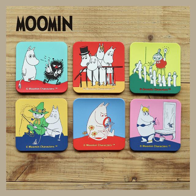 Moomin/ムーミン　ビビットカラーのシリコンコースター　ムーミン